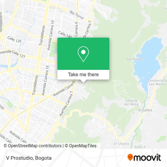 V Prostudio map