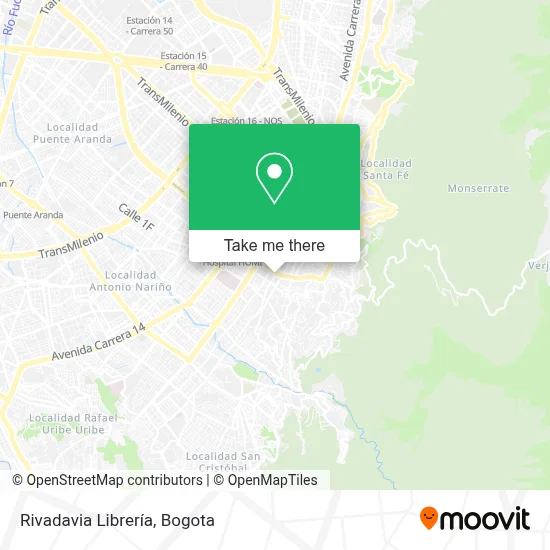 Rivadavia Librería map