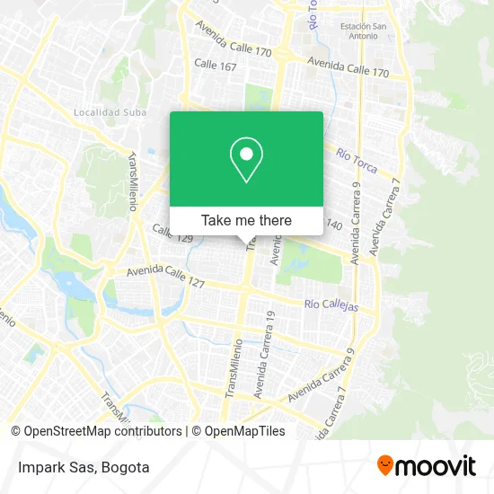Impark Sas map