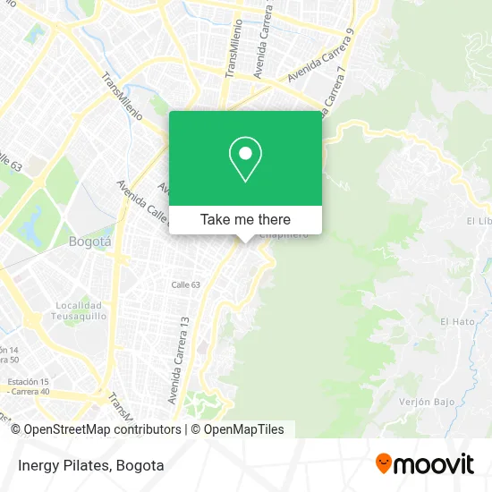 Inergy Pilates map
