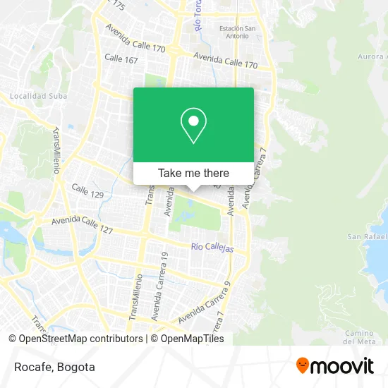 Rocafe map