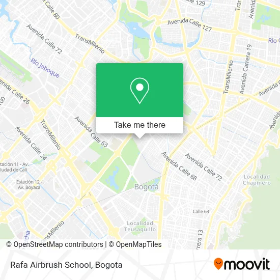 Rafa Airbrush School map