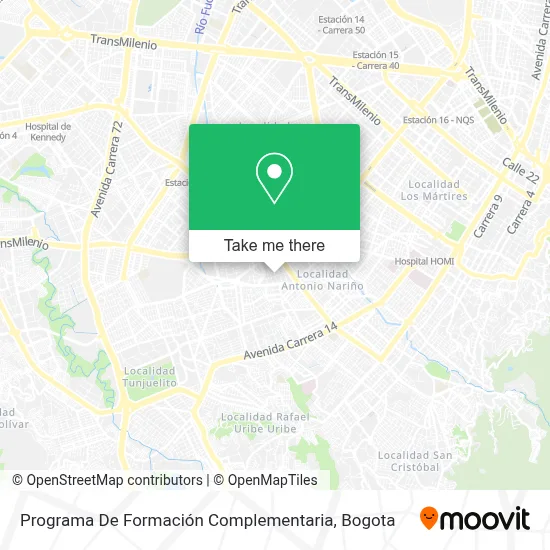Programa De Formación Complementaria map