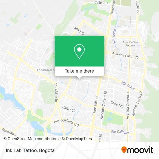 Ink Lab Tattoo map