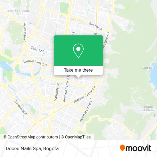 Doceu Nails Spa map