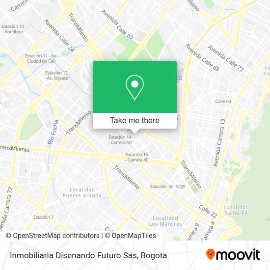 Inmobiliaria Disenando Futuro Sas map