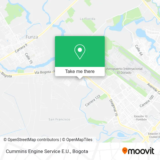 Cummins Engine Service E.U. map