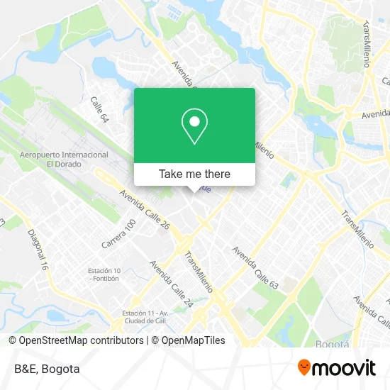 B&E map