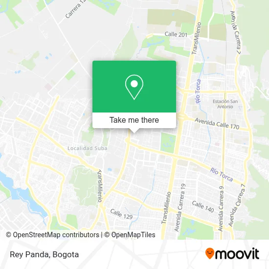 Mapa de Rey Panda