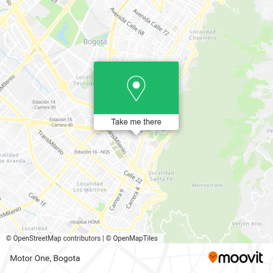 Motor One map