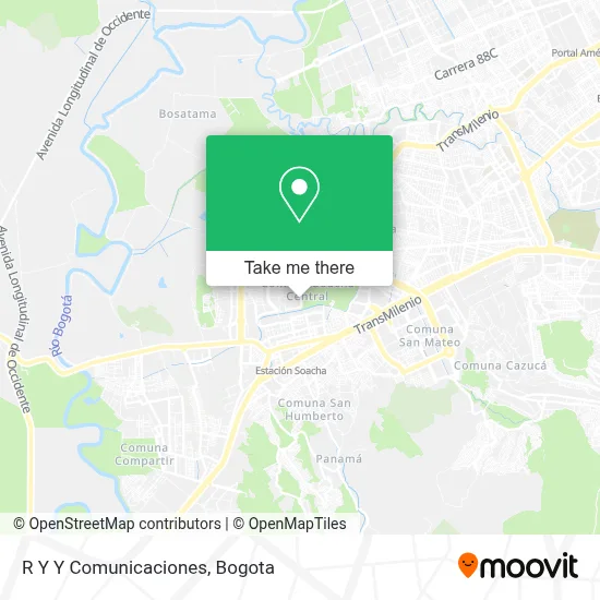R Y Y Comunicaciones map