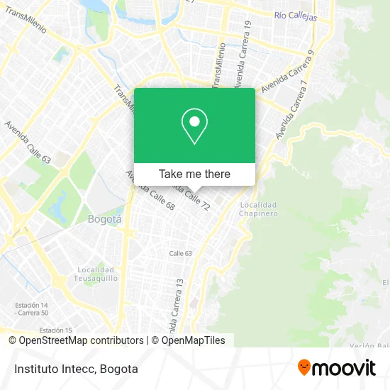 Instituto Intecc map