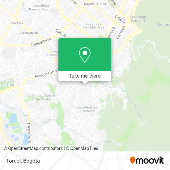 Torcol map