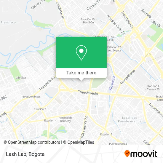Lash Lab map