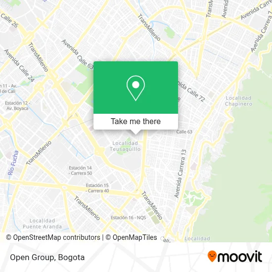 Open Group map