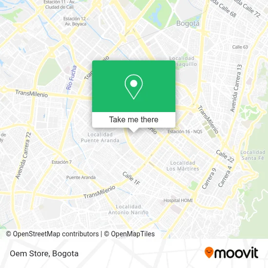 Oem Store map