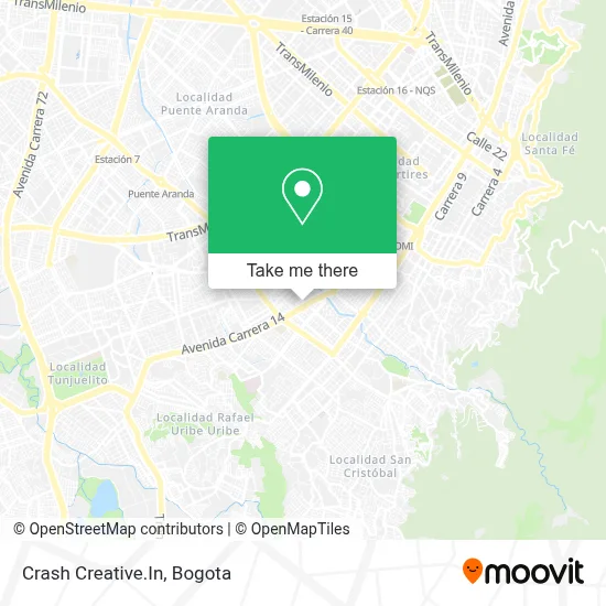 Crash Creative.In map