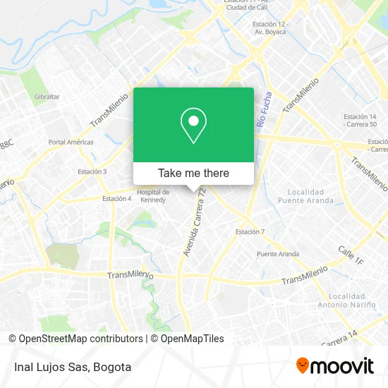 Inal Lujos Sas map