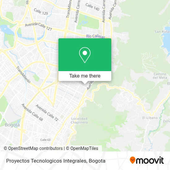 Proyectos Tecnologicos Integrales map