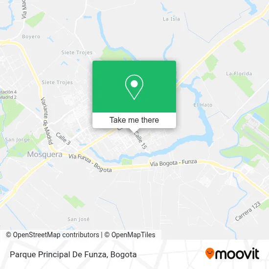 Parque Principal De Funza map