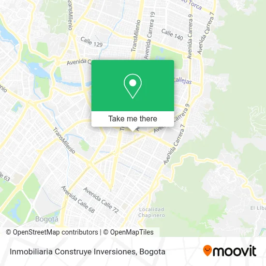 Inmobiliaria Construye Inversiones map