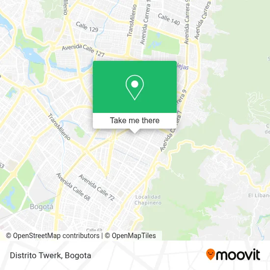 Distrito Twerk map