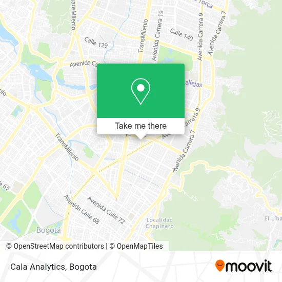 Cala Analytics map