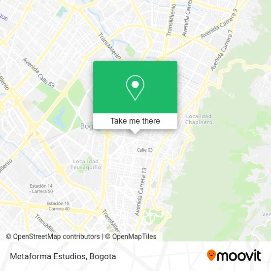 Metaforma Estudios map