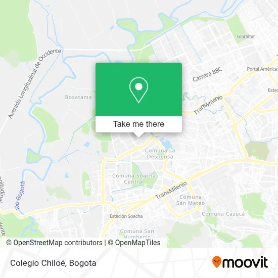 Colegio Chiloé map