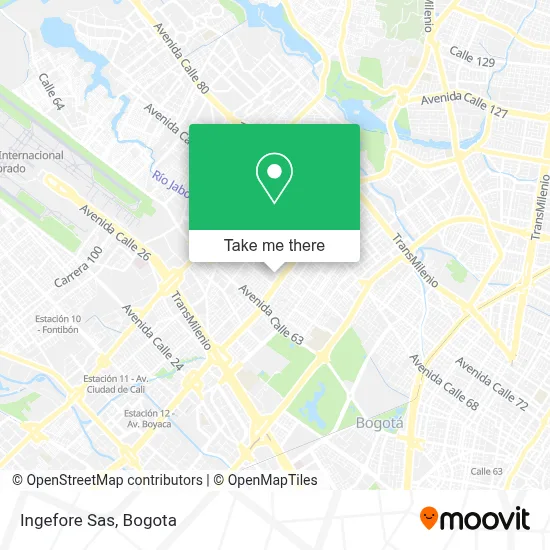 Ingefore Sas map