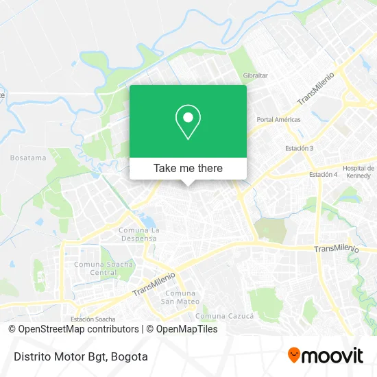 Distrito Motor Bgt map