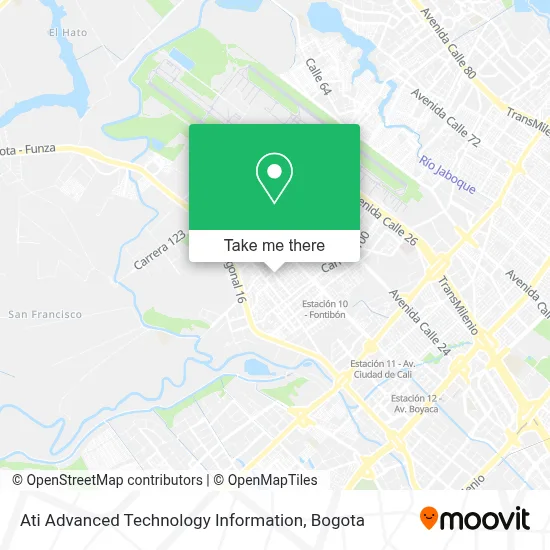 Ati Advanced Technology Information map