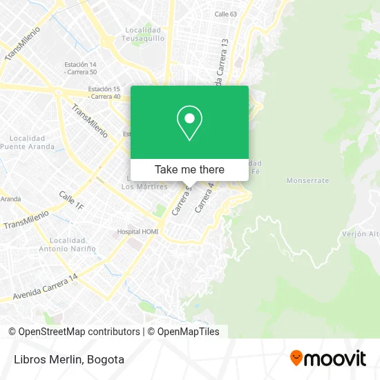 Libros Merlin map