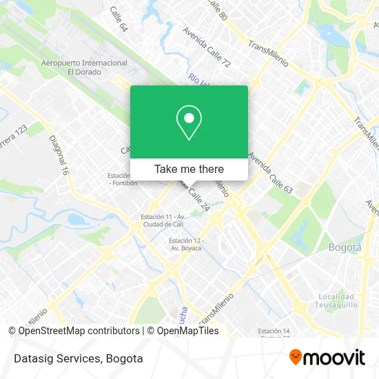 Datasig Services map