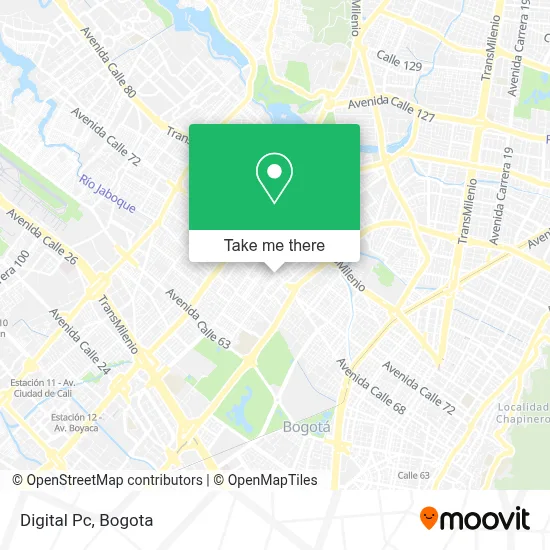 Digital Pc map