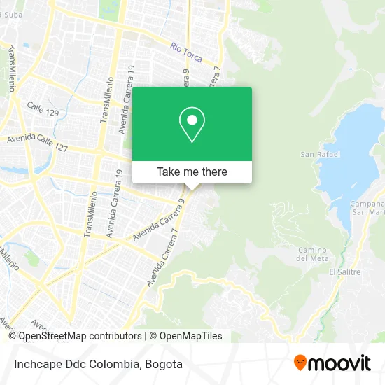 Inchcape Ddc Colombia map