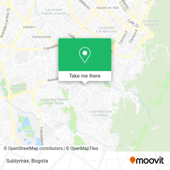 Sublymax map