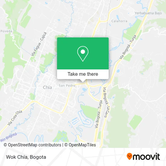 Wok Chía map
