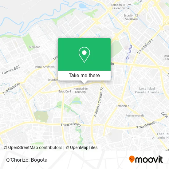 Q'Chorizo map