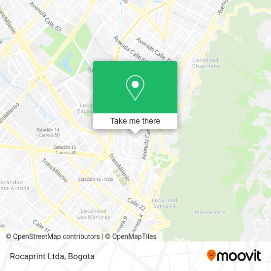 Rocaprint Ltda map