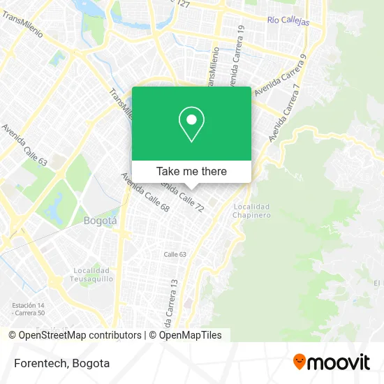 Forentech map