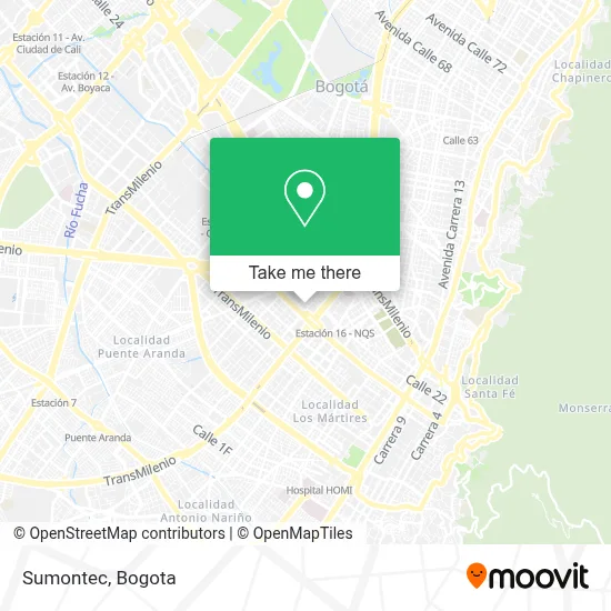 Sumontec map