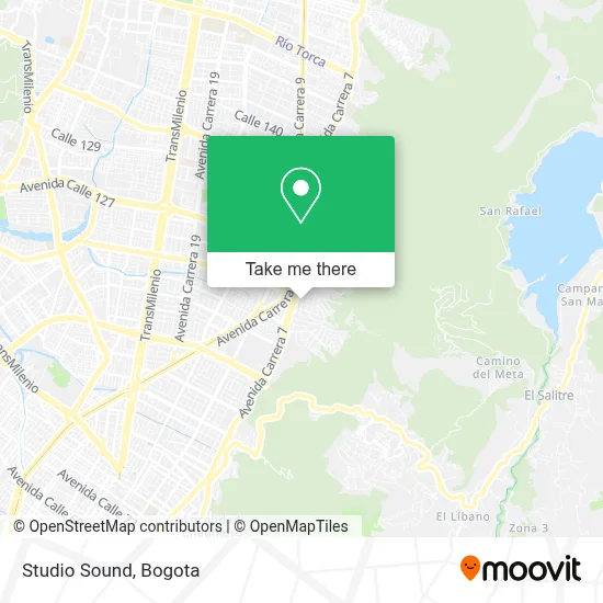 Studio Sound map