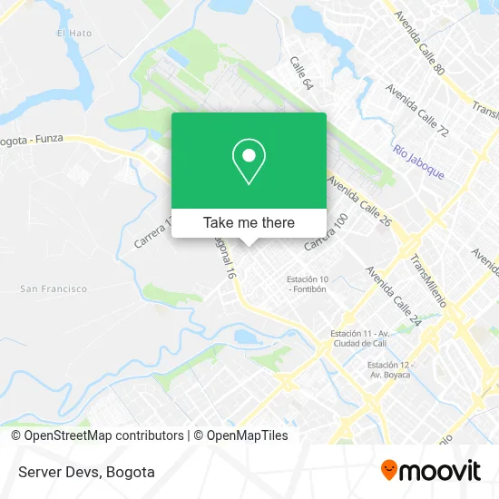 Server Devs map