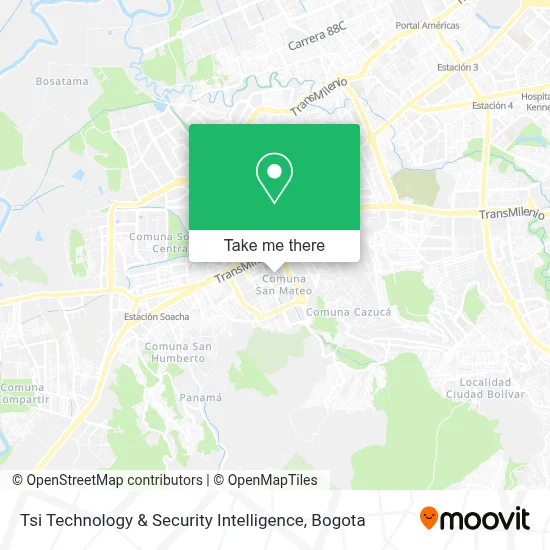 Tsi Technology & Security Intelligence map