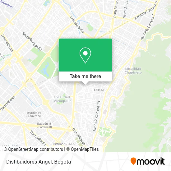 Distibuidores Angel map