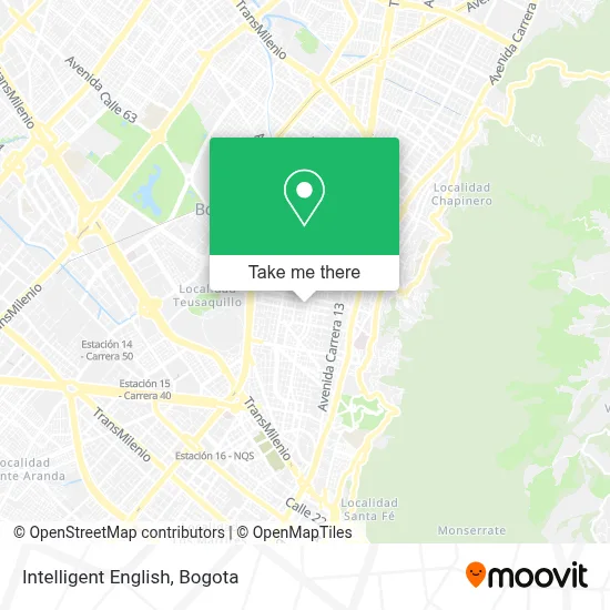 Intelligent English map