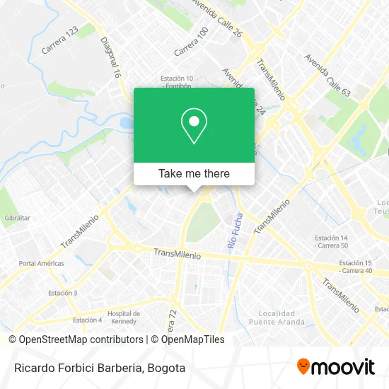 Ricardo Forbici Barberia map
