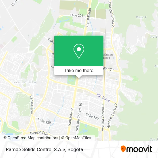 Ramde Solids Control S.A.S map