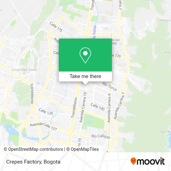 Crepes Factory map
